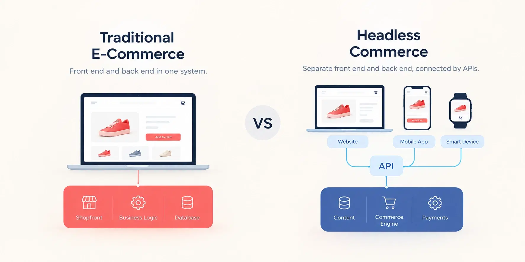 Headless Commerce vs Traditional E-Commerce: Which Architecture Is Right for Growing Businesses?
